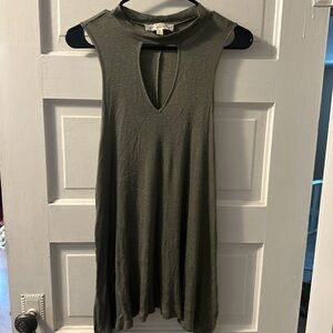 Pink Republic Olive Keyhole Swing Tank